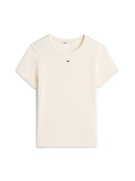 Afbeelding voor product T-shirt van het merk Tommy Jeans in het Ecru