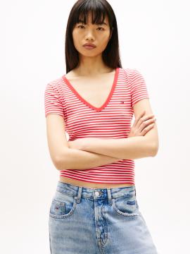 Afbeelding voor product T-shirt van het merk Tommy Jeans in het Rood