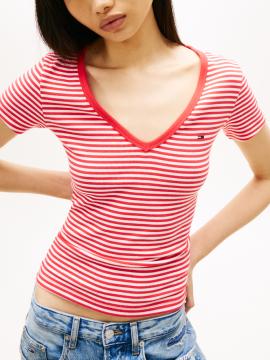 Afbeelding voor product T-shirt van het merk Tommy Jeans in het Rood