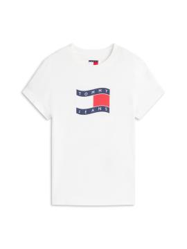 Afbeelding voor product T-shirt van het merk Tommy Jeans in het Wit
