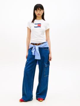 Afbeelding voor product T-shirt van het merk Tommy Jeans in het Wit