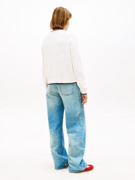 Afbeelding voor product Pull van het merk Tommy Jeans in het Wit