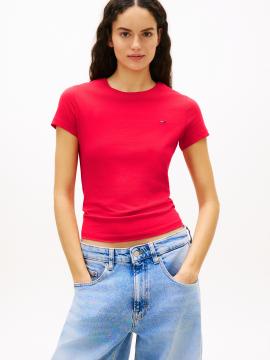 Afbeelding voor product T-shirt van het merk Tommy Jeans in het Rood
