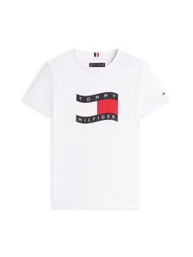 Afbeelding voor product T-shirt van het merk Tommy Jeans in het Wit