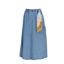 Afbeelding voor product Rok van het merk Amelie&amelie in het Blauw