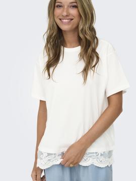 Afbeelding voor product T-shirt van het merk Only in het Ecru