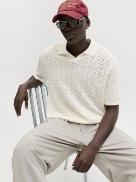 Afbeelding voor product Polo van het merk Jack & Jones in het Wit