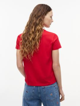 Afbeelding voor product T-shirt van het merk Tommy Jeans in het Rood