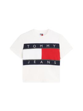 Afbeelding voor product T-shirt van het merk Tommy Jeans in het Wit