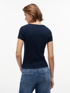 Afbeelding voor product T-shirt van het merk Tommy Jeans in het Marine