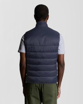 Afbeelding voor product Bodywarmer van het merk Lyle & Scott in het Marine