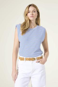 Afbeelding voor product T-shirt van het merk Garcia in het Blauw