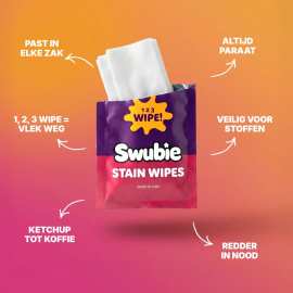 Afbeelding voor product Vlekkendoekjes van het merk Swubie in het Wit